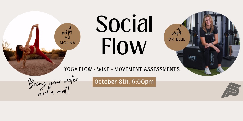 Social Flow Event with Ali Molina and Dr. Ellie at FPSPT Clinic.